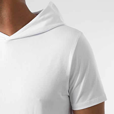 LBO - Tee Shirt Capuche Oversize 2549 Blanc