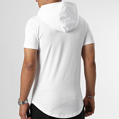LBO - Tee Shirt Capuche Oversize 2549 Blanc