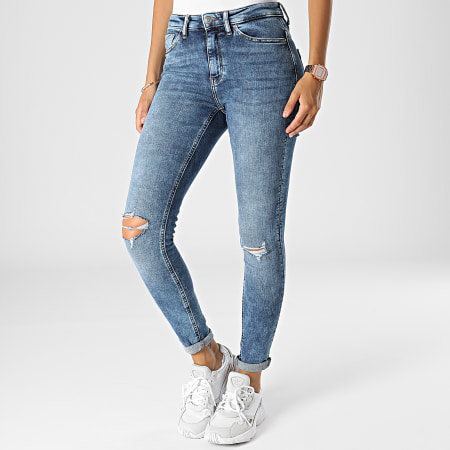 Jean skinny bleu clair femme store