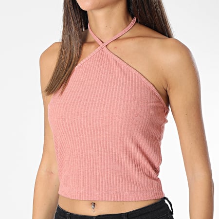Only - Top Femme Crop Emma Corail