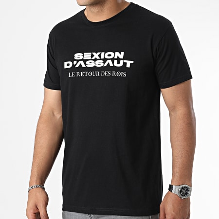 Sexion D'Assaut - Camiseta El Retorno de los Reyes Negro Blanco