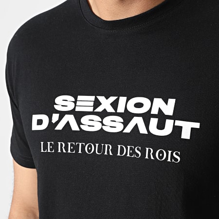 Sexion D'Assaut - Camiseta El Retorno de los Reyes Negro Blanco