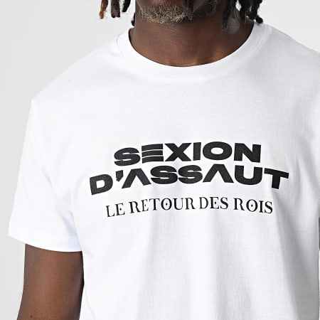 Sexion D'Assaut - Tee Shirt Le Retour des Rois Blanc Noir