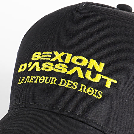 Sexion D'Assaut - Casquette Trucker Le Retour des Rois Noir Jaune