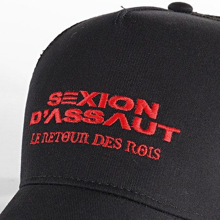 Sexion D'Assaut - Casquette Trucker Le Retour des Rois Noir Rouge
