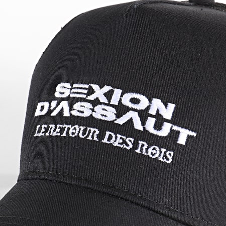 Sexion D'Assaut - Casquette Trucker Le Retour des Rois Noir Blanc