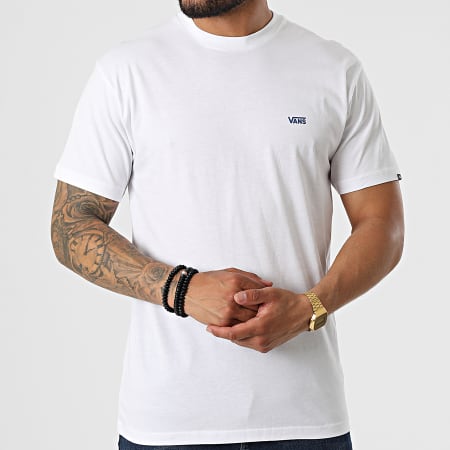 Vans - Tee Shirt Left Chest Logo A3CZE Blanc