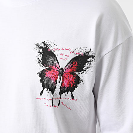 Aarhon - Camiseta AA-9018 Blanca