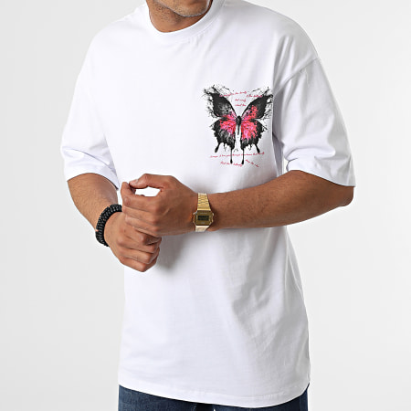 Aarhon - Camiseta AA-9018 Blanca