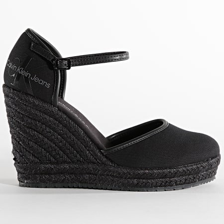Calvin Klein Jeans - Sandales Femme Wedge Close Toe 0569 Black