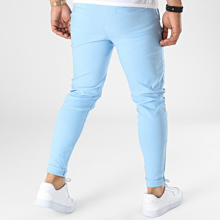 Frilivin - Pantalon Chino Slim 1697 Bleu Ciel