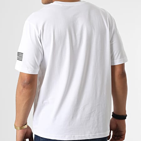 Luxury Lovers - Oversize Camiseta College Los Angeles Blanco Negro