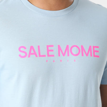 Sale Môme Paris - Maglietta coniglio fluorescente blu cielo e rosa