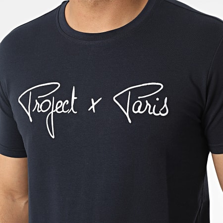 Project X Paris - Tee Shirt 1910076 Bleu Marine