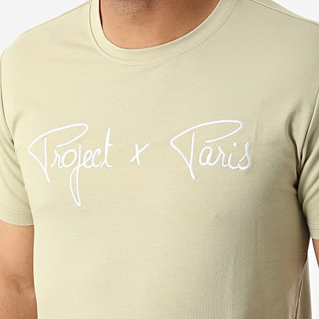 Project X Paris - Tee Shirt 1910076 Vert Kaki