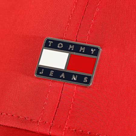 Tommy Jeans - Gorra de verano de nailon 2452 roja