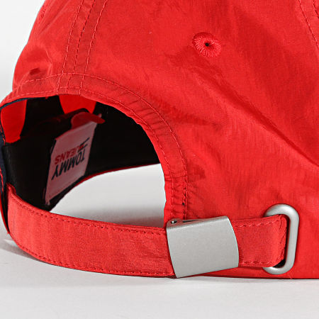 Tommy Jeans - Gorra de verano de nailon 2452 roja