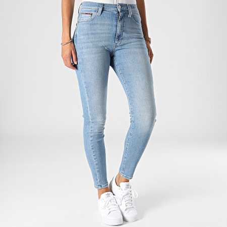 Tommy Jeans - Jeans super skinny da donna Sylvia 3370 lavaggio blu