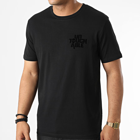 Untouchable - Tee Shirt Logo Velvet Noir