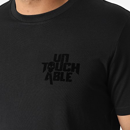 Untouchable - Tee Shirt Logo Velvet Noir