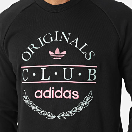 Adidas Originals - Felpa Club Logo a girocollo HR7896 Nero