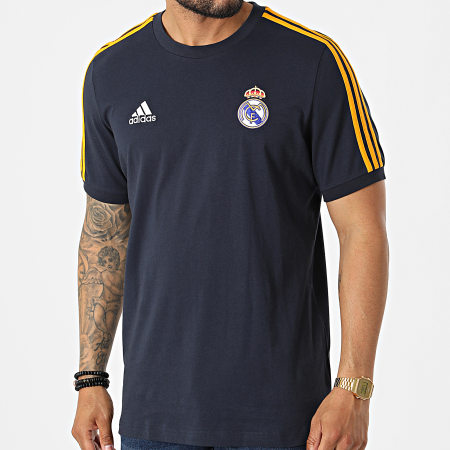 adidas - Tee Shirt Real Madrid DNA HD1323 Bleu Marine
