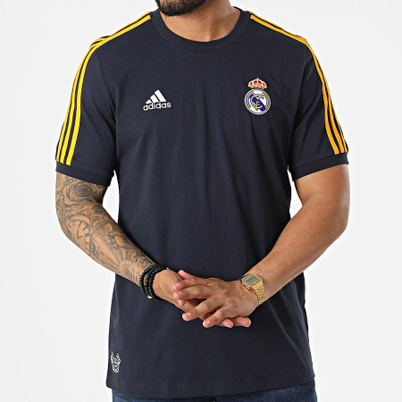 adidas - Tee Shirt Real Madrid DNA HD1323 Bleu Marine