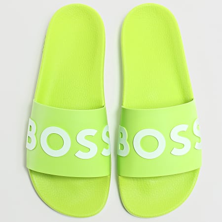 BOSS By Hugo Boss - Claquettes Bay Slide 50471271 Medium Green