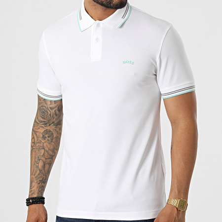 BOSS By Hugo Boss - Polo Manches Courtes 50469245 Blanc