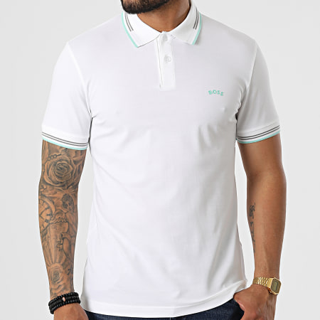 BOSS By Hugo Boss - Polo Manches Courtes 50469245 Blanc