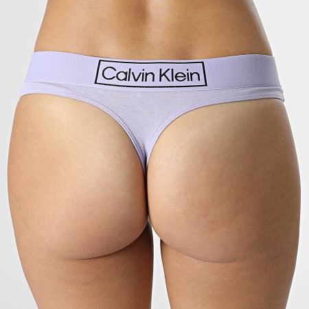 Calvin Klein - String Femme QF6774E Violet