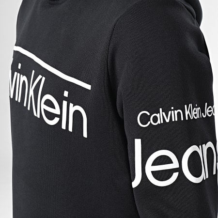Calvin Klein - Felpa con cappuccio 1296 nero
