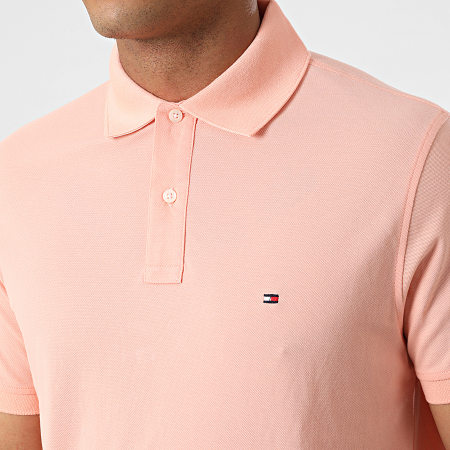 Tommy Hilfiger - Polo Manches Courtes Print Under Collar 5685 Corail