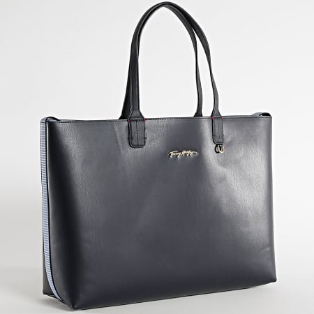 Tommy Hilfiger - Lote Bolso Tote Y Embrague Mujer Iconic Tommy Tote Azul Marino