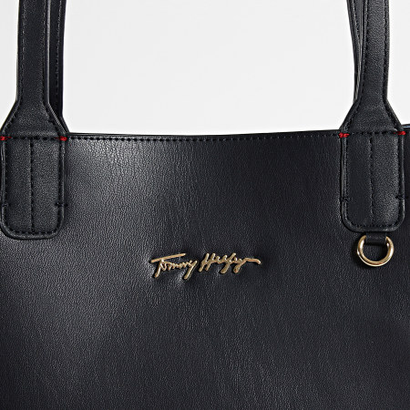 Tommy Hilfiger - Lote Bolso Tote Y Embrague Mujer Iconic Tommy Tote Azul Marino
