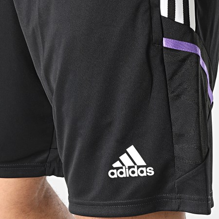 Adidas Sportswear - Pantaloncini da jogging del Real Madrid HA2571 Nero