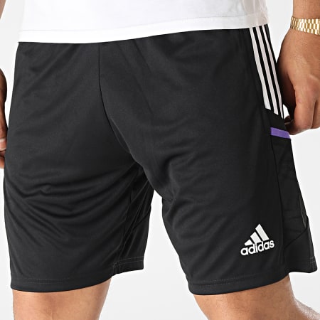 Adidas Sportswear - Pantaloncini da jogging del Real Madrid HA2571 Nero