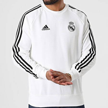 Adidas Sportswear - Felpa girocollo Real Madrid HA2590 Bianco