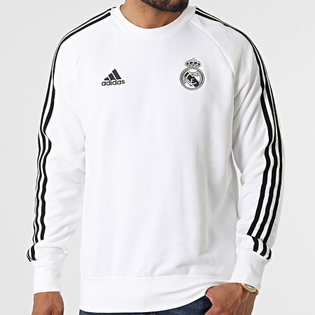 Adidas Sportswear - Sweat Crewneck Real Madrid HA2590 Blanc