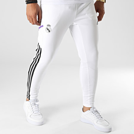 Adidas Sportswear - Pantaloni da jogging bianchi del Real Madrid HG4010