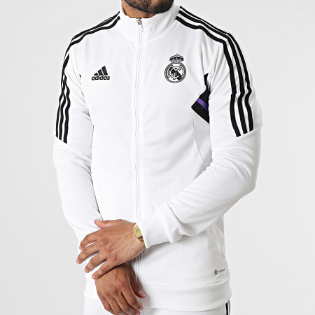 Adidas Sportswear - Ensemble De Survetement Real Madrid HG4017 Blanc