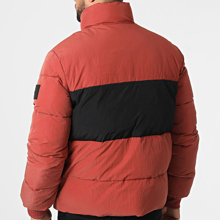 Calvin Klein - Chaqueta sin plumón Colorblock 0928 Rojo ladrillo Negro