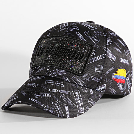 Skr - Cappello con adesivo stampato El Patron Nero