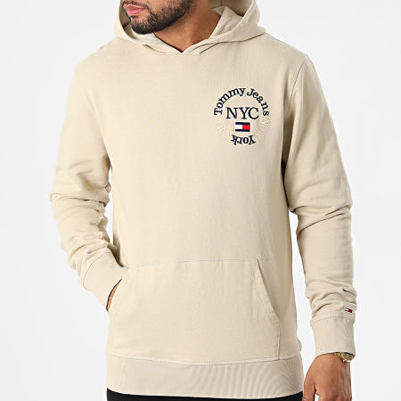 Tommy Jeans - Sweat Capuche Timeless Circle 3882 Beige