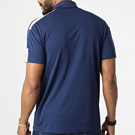 Adidas Sportswear - Polo Manches Courtes De Sport HC6277 Bleu Marine