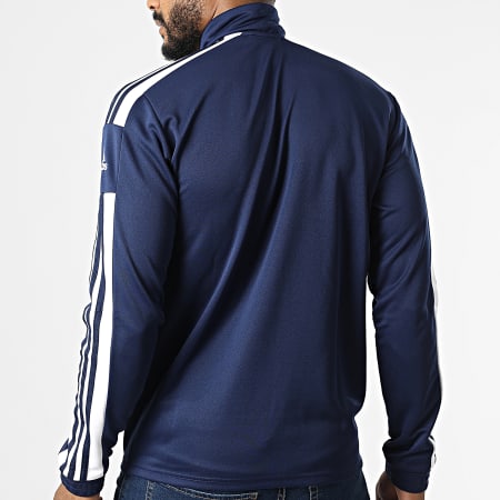 Adidas Sportswear - HC6283 Felpa con scollo a cerniera blu navy