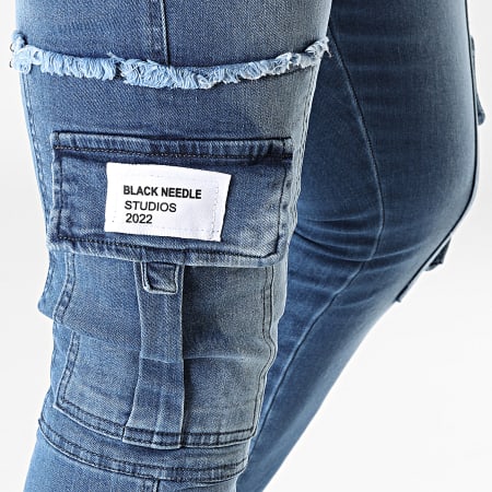Black Needle - Jeans slim DHZ-3729 Blu Denim