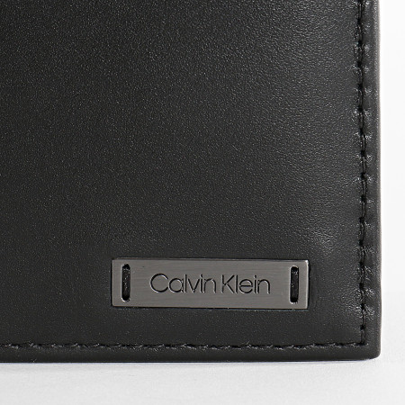 Calvin Klein - Portafoglio 4303 a placca liscia nero