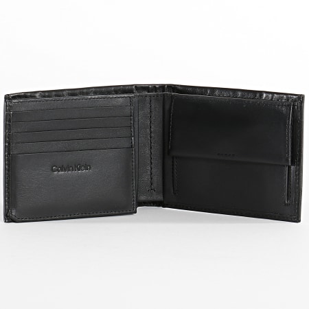 Calvin Klein - Portafoglio 4303 a placca liscia nero