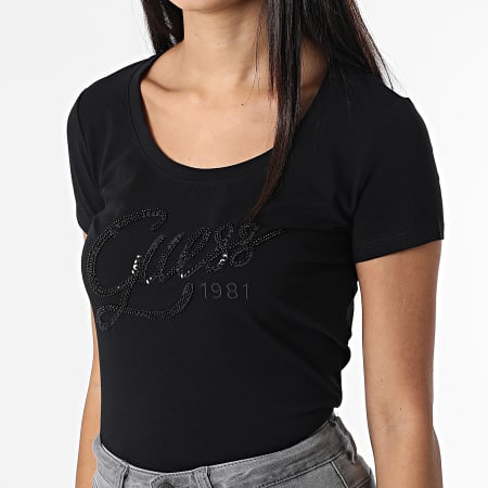 Guess Camiseta mujer W2YI28 Negra Ryses